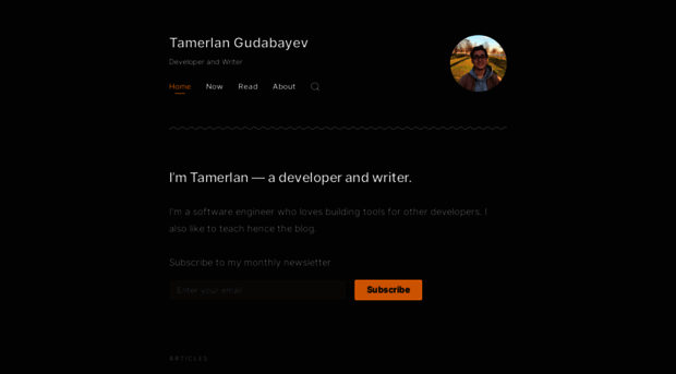 tamerlan.dev