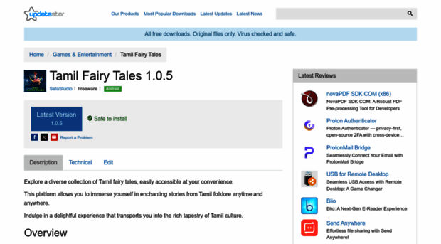 tamil-fairy-tales.updatestar.com