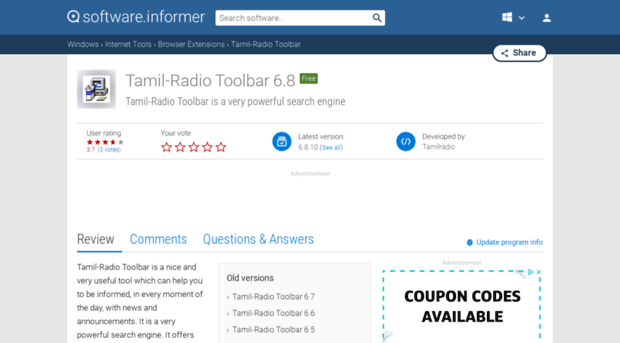 tamil-radio-toolbar.software.informer.com