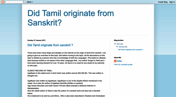 tamilfromsanskrit.blogspot.com
