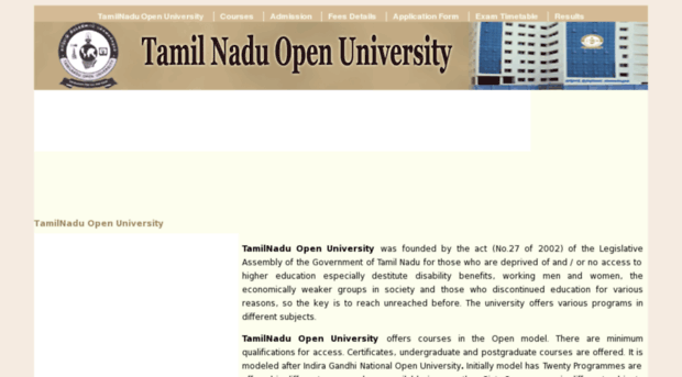 tamilnaduopenuniversity.org