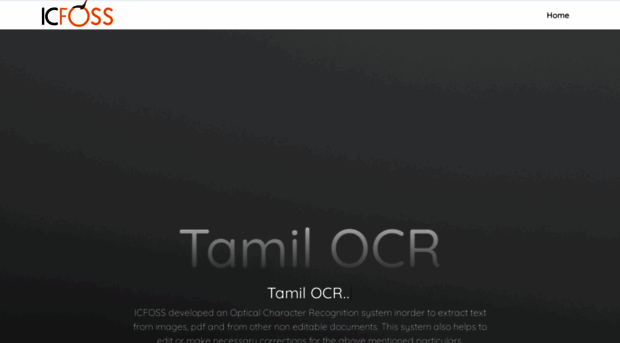 tamilocr.icfoss.org
