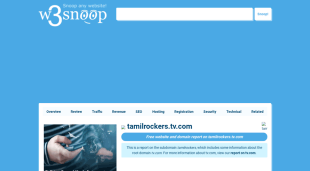 tamilrockers.tv.com.w3snoop.com