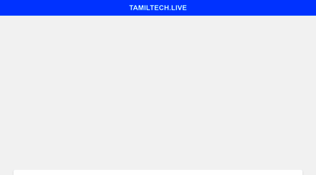 tamiltech.live