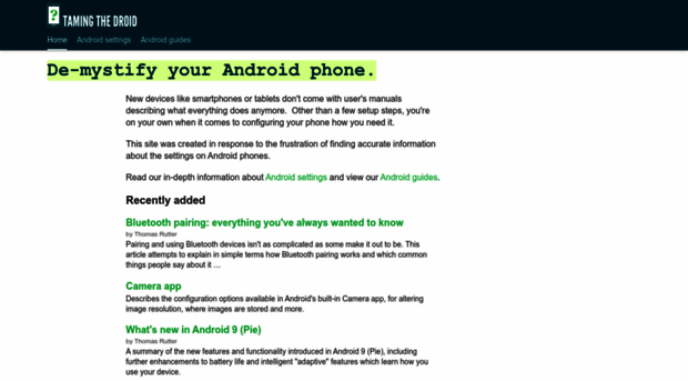 tamingthedroid.com