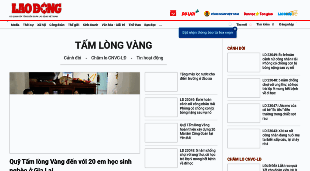 tamlongvang.laodong.com.vn