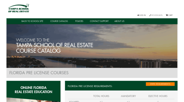 tampaschoolofrealestate.leaponline.com