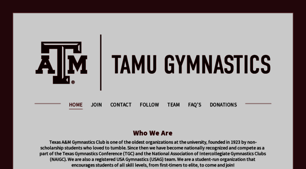 tamugymnastics.org