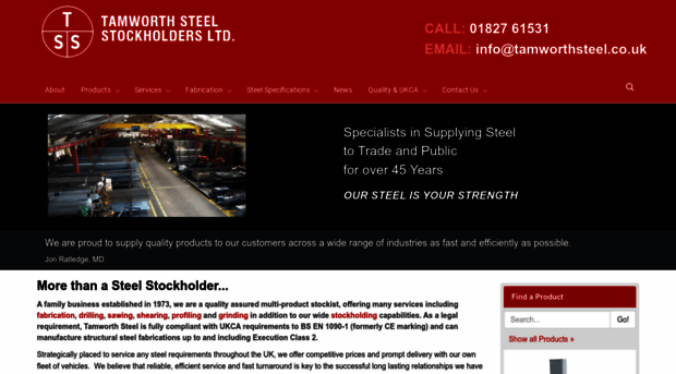 tamworthsteel.co.uk