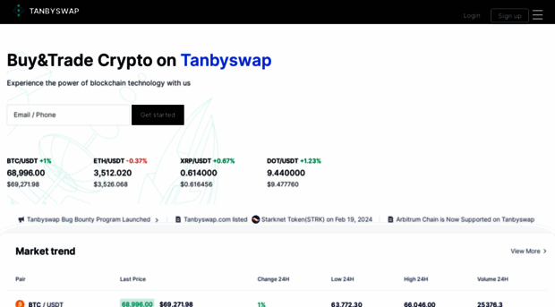 tanbyswap.com