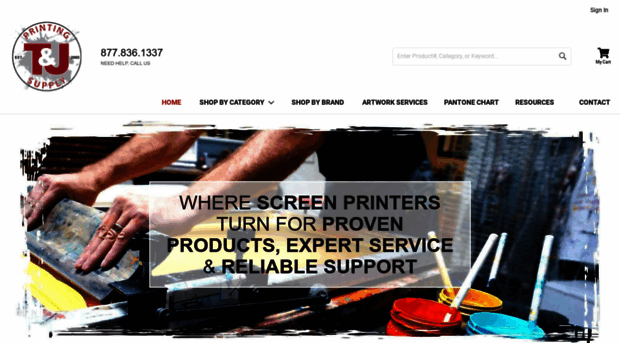 tandjprintingsupply.com