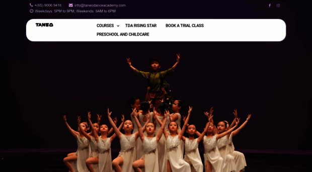 taneodanceacademy.com