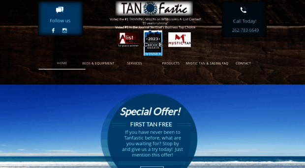 tanfastictanningsalon.com