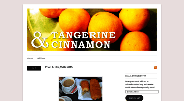 tangerineandcinnamon.com