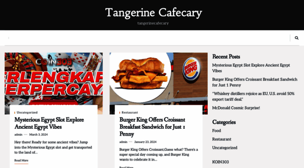 tangerinecafecary.com