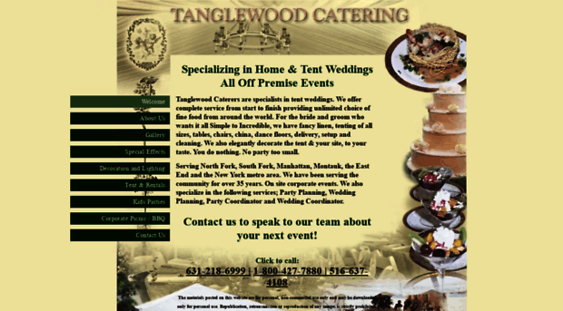 tanglewoodcatering.com