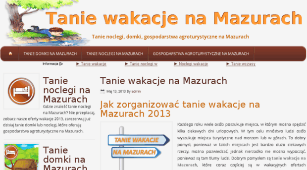 taniewakacje-na-mazurach.com.pl