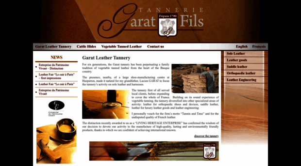 tannerie-garat.com