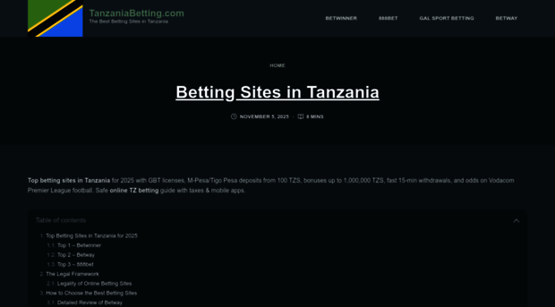 tanzaniabetting.com
