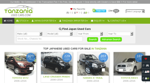 tanzaniausedcars.com