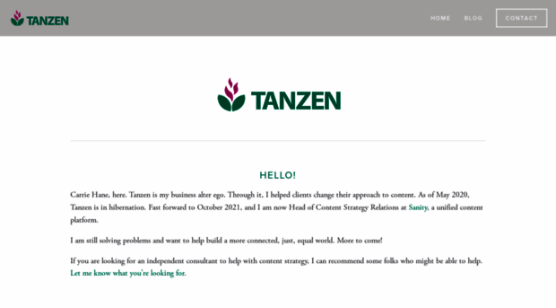 tanzenconsulting.com