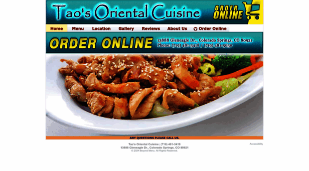 taosorientalcuisine.com