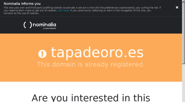 tapadeoro.es