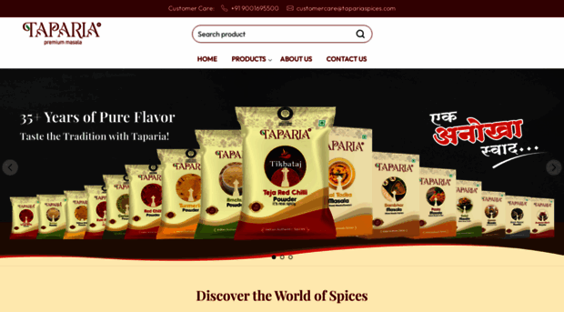 tapariaspices.com