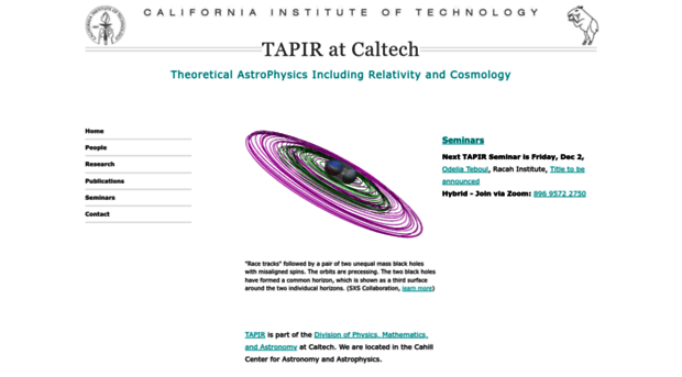 tapir.caltech.edu