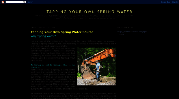 tappingyourownspringwater.blogspot.com