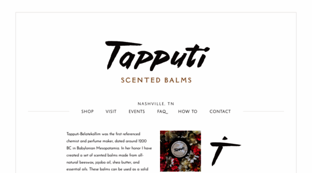 tapputibalms.com