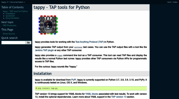 tappy.readthedocs.io