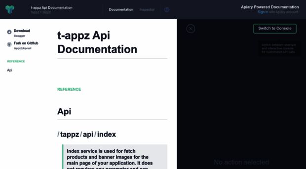 tappz.docs.apiary.io