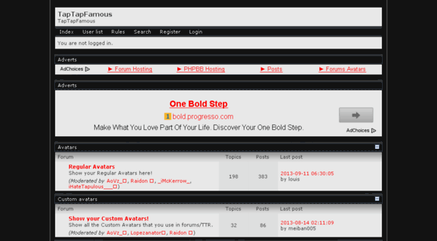 taptapfamous.punbb-hosting.com