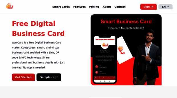 tapvcard.com