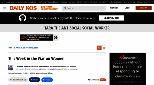 tara-the-antisocial-social-worker.dailykos.com