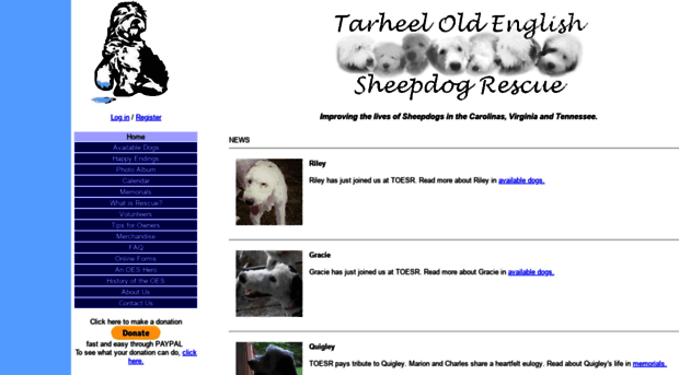 tarheeloesrescue.org