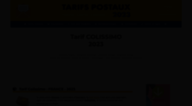 tarif-colissimo.fr