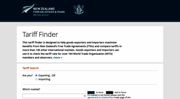 tariff-finder.govt.nz