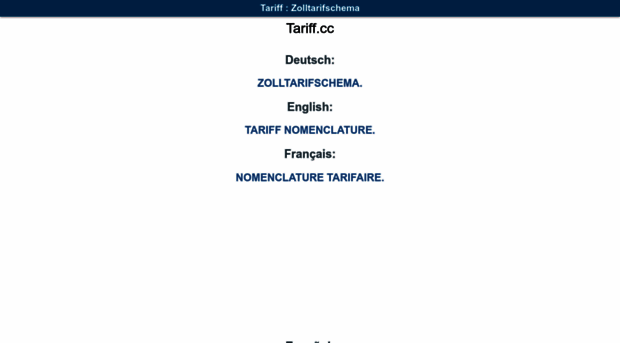 tariff.cc