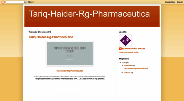 tariq-haider-rg-pharmaceutica.blogspot.com