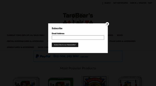 tarobearslair.com