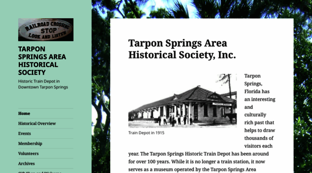 tarponspringsareahistoricalsociety.org