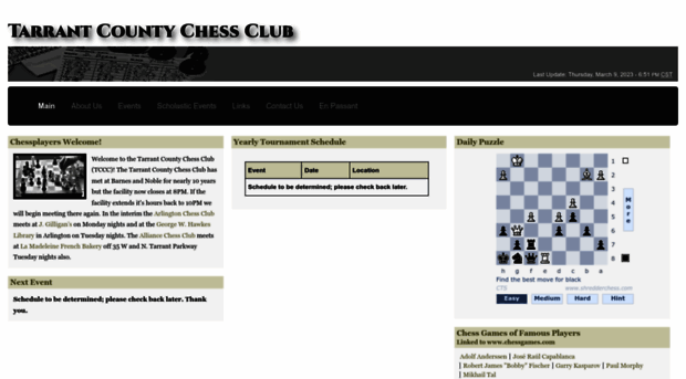 tarrantcountychessclub.org