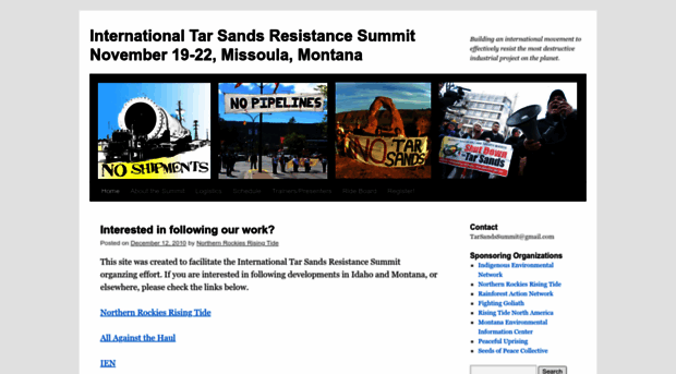 tarsandsresistance.wordpress.com