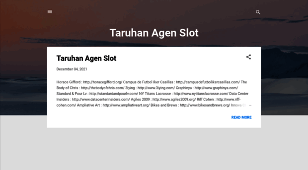 taruhanagenslot.blogspot.com