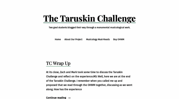 taruskinchallenge.wordpress.com