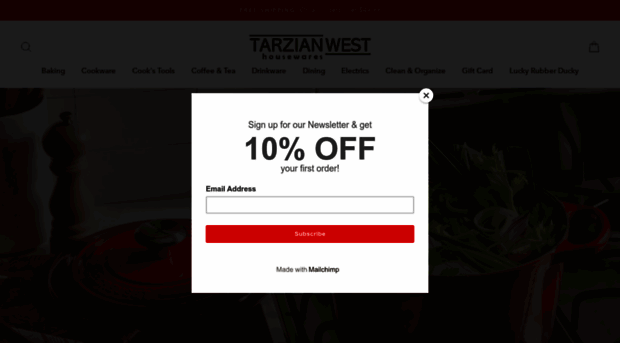 tarzianwestforhousewares.com