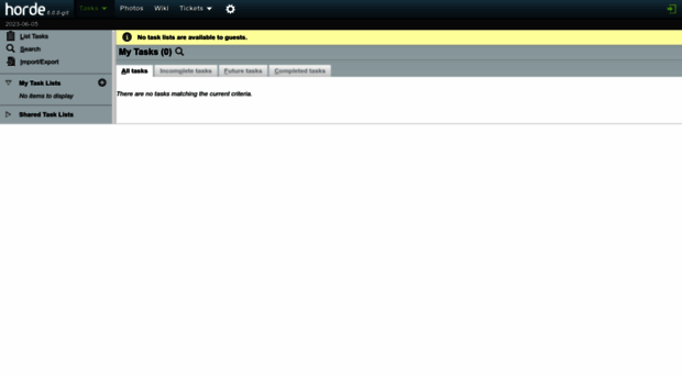 tasks.horde.org