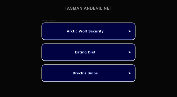 tasmaniandevil.net